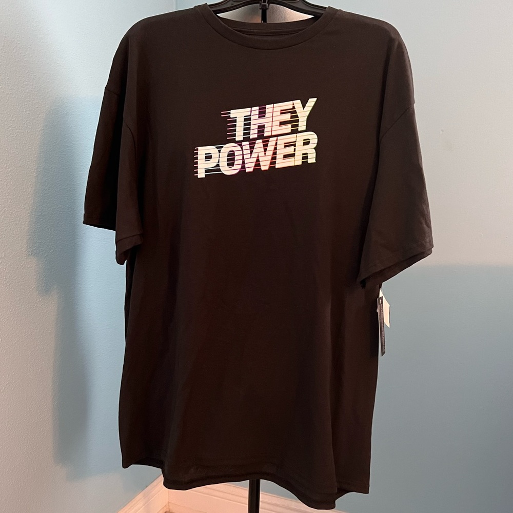 THEY POWER * Unisex Tee * Phluid Project * PRIDE Collection * Rainbow * Mens S/S